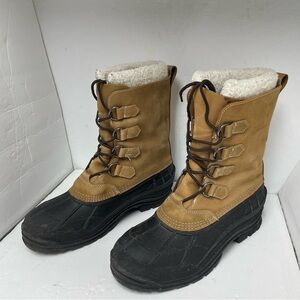 Cabela's SnowPac Boots Mens 11 Brown Winter‎ Duck Insulated Waterproof Hunting